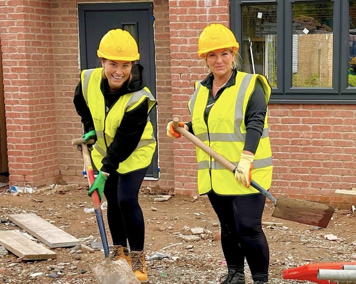 ‘Sweat equity’: homebuyers turn builders for £10k off their mortgage