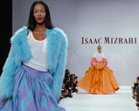 Model on runway