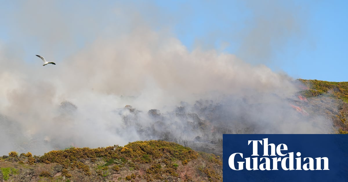 Fire breaks out near Arthur's Seat in Edinburgh