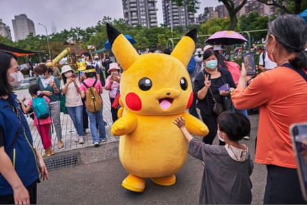 No Pokémon event would be complete without a Pikachu mascot.