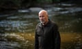 Richard Flanagan photographed by a river