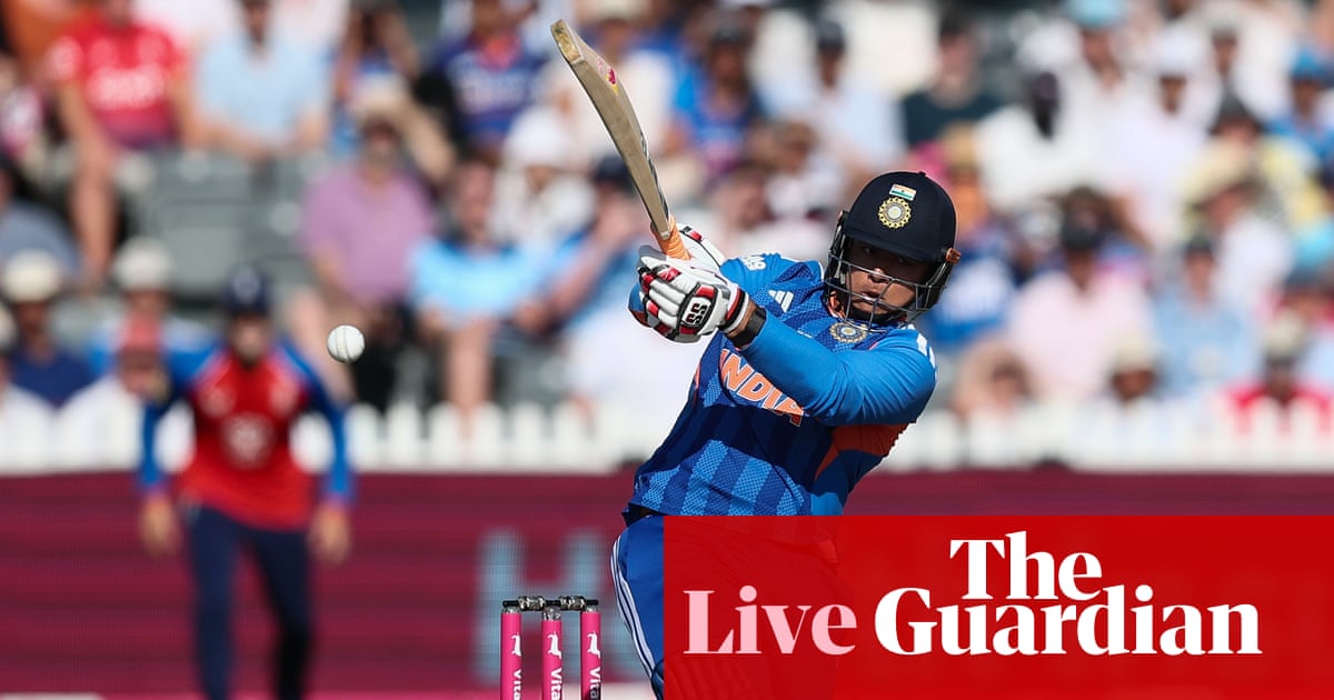 England v India: fourth men’s T20 cricket international – live