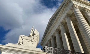 US supreme court building is seen in Washington.