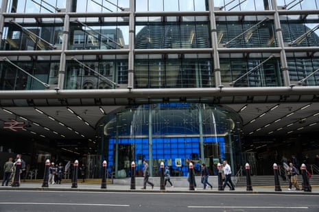 The building on Cannon Street in which the Confederation of Business Industries headquarters is located, in London today.