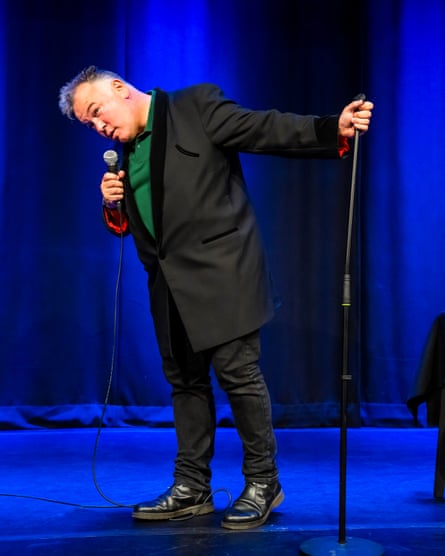 Stewart Lee in Basic Lee at Leicester Square theatre.