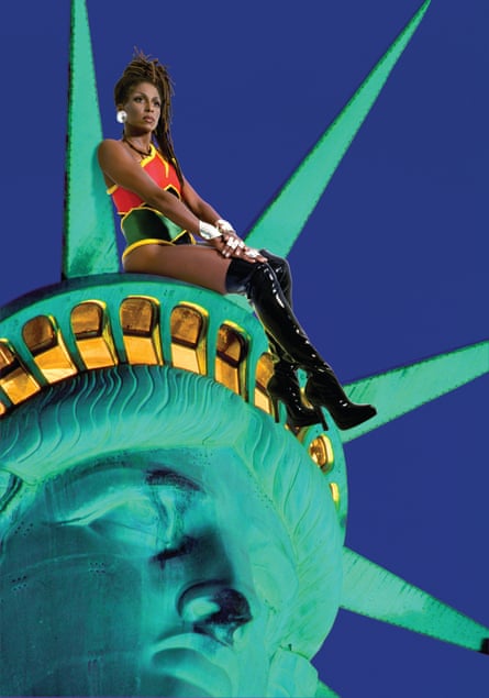 Renee Cox’s Chillin’ with Liberty, from 1998.