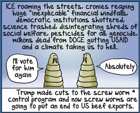 First Dog on the Moon cartoon Trump Birthday, panel 4