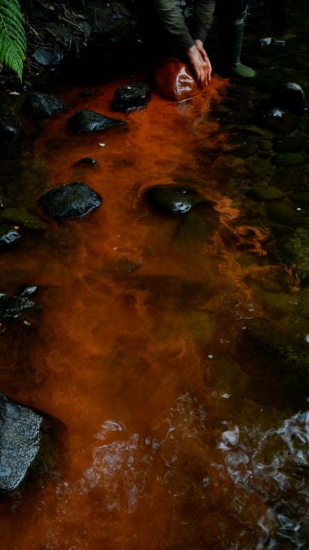 Red river rock. Dumfriesshire, Scotland, 2016.