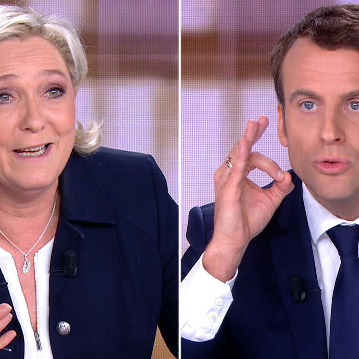 French Election Macron Hailed As Winner Of Bruising Le Pen Tv Debate French Presidential Election 17 The Guardian French Election Macron Hailed As Winner Of Bruising Le Pen Tv Debate French Presidential Election 17 The Guardian