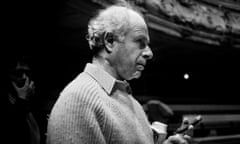 ‘Always demanding the truth’ … Peter Brook at the Bouffes du Nord, Paris.