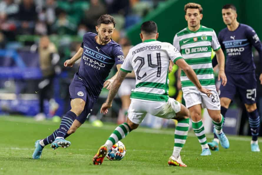 Bernardo Silva, formerly of Benfica, had an evening to remember back in Lisbon.