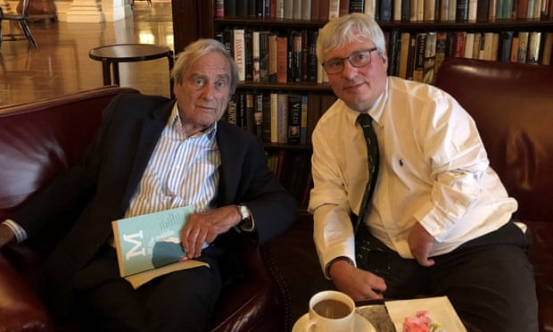Guy Tweedy, from Harrogate (right), with his ‘dear friend’ Harold Evans.