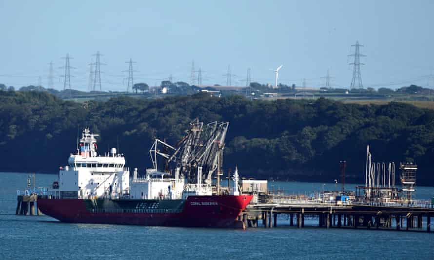 Britain is home to three of the largest terminals in Europe for converting liquified natural gas back into gas, including two at Milford Haven, Pembrokeshire.