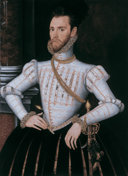 Sir Thomas Knyvett peint par le maître de la comtesse de Warwick.