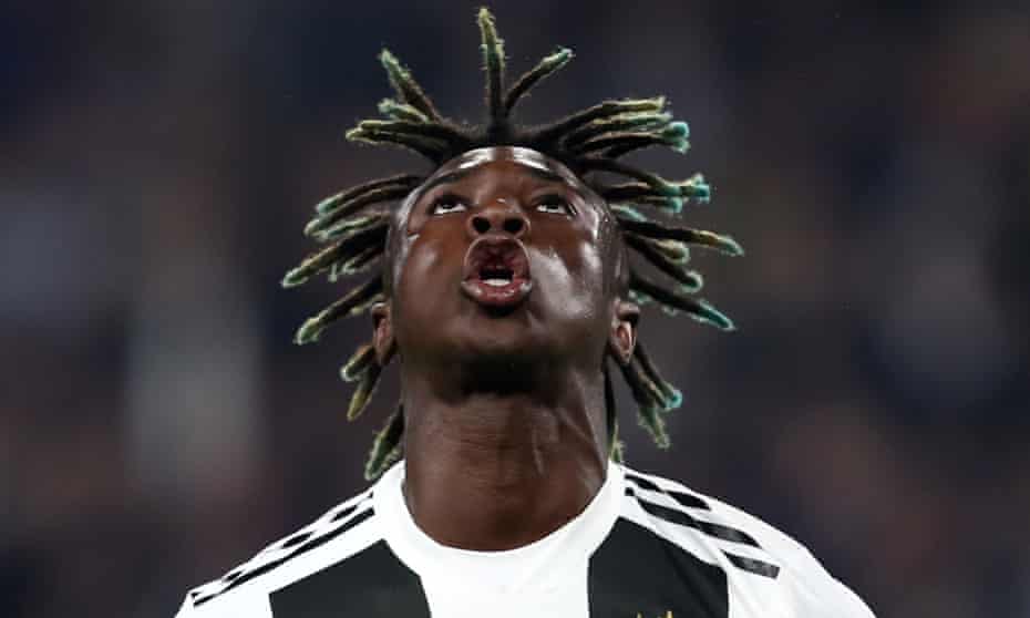 Moise Kean is due in England on Wednesday to conclude his transfer from Juventus to Everton.