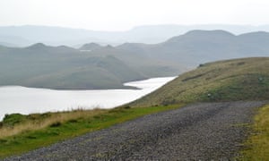 A view from one of the high level gravel tracks.