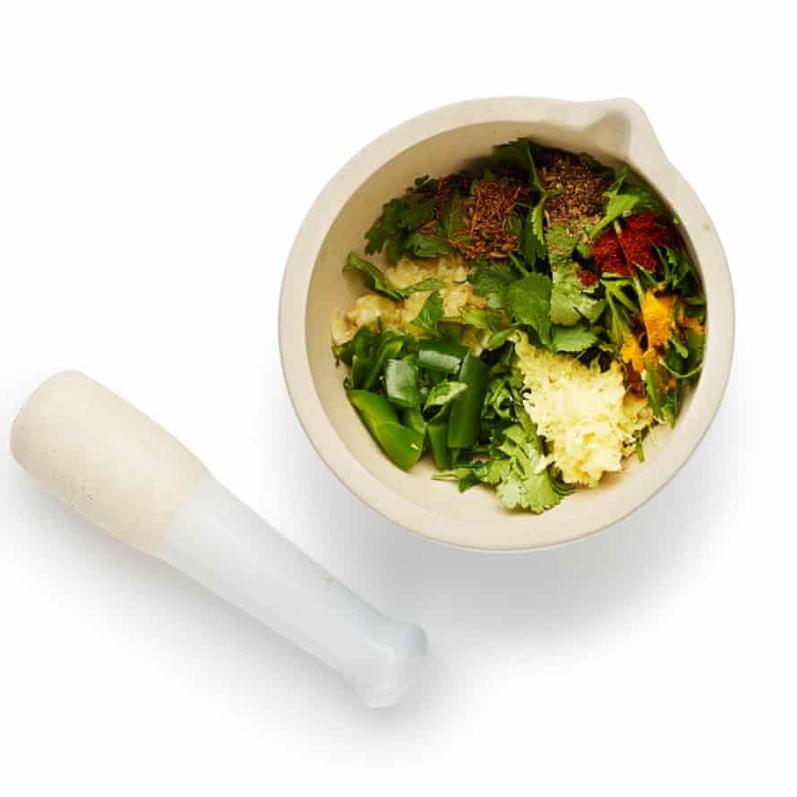 Veggie Biryani Felicity Clock 04 makes a paste?