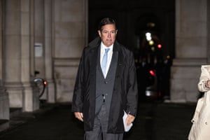 Barclays chief Jes Staley attending the ‘Global Britain’ gathering of business leaders at Downing Street last month