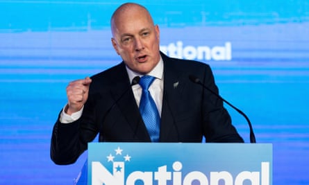 New Zealand prime minister Christopher Luxon.