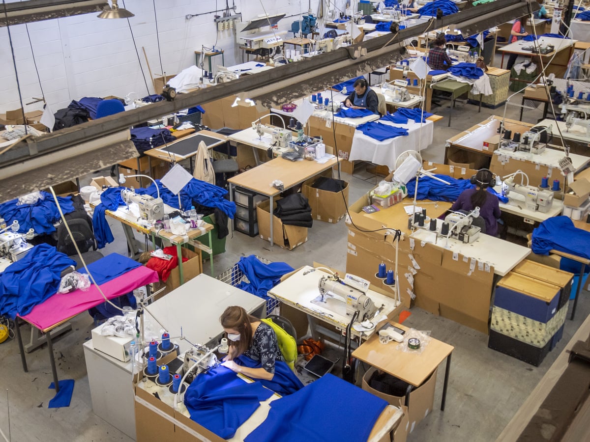 British Retailers And Manufacturers In Wartime Effort To Fight Covid 19 Manufacturing Sector The Guardian