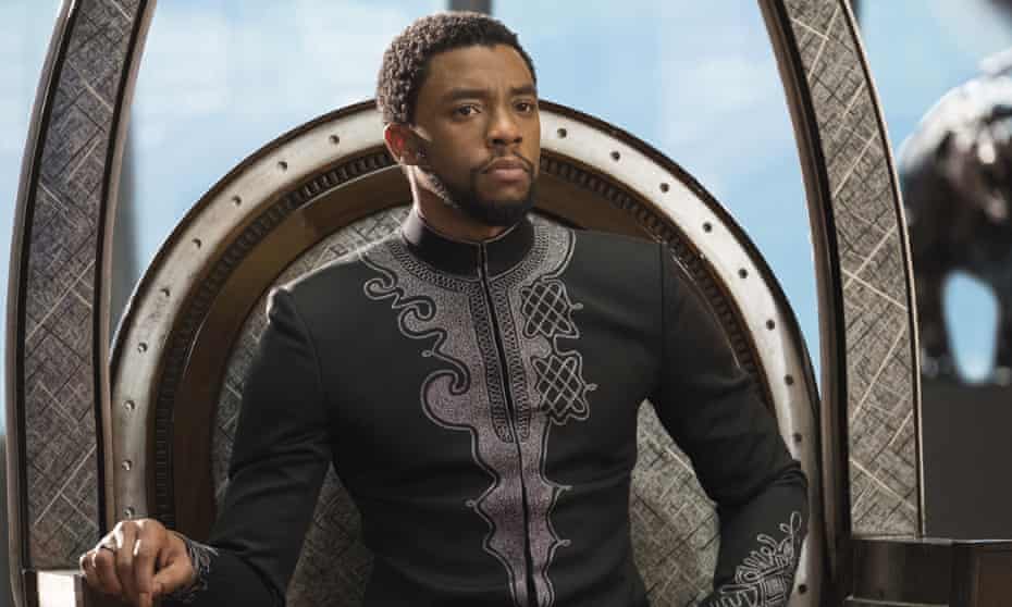 Chadwick Boseman as T’Challa, AKA Black Panther. i