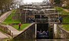 UK’s steepest lock flight marks 250th birthday amid canal funding fears