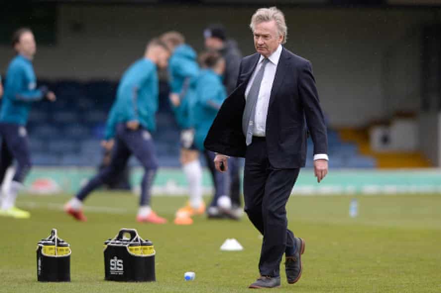 Southend’s owner Ron Martin last Saturday. ‘It would be a failure on my part if we got relegated,’ he says.