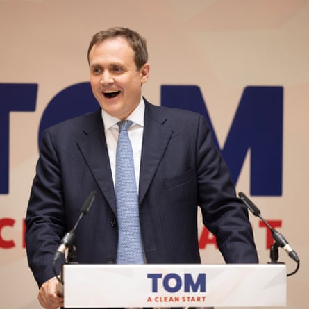 Tom Tugendhat at his leadership press conference