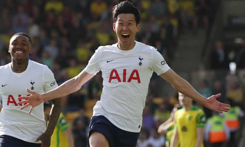 Son Heung-min caps Tottenham romp as Champions League return is sealed | Premier League | The Guardian