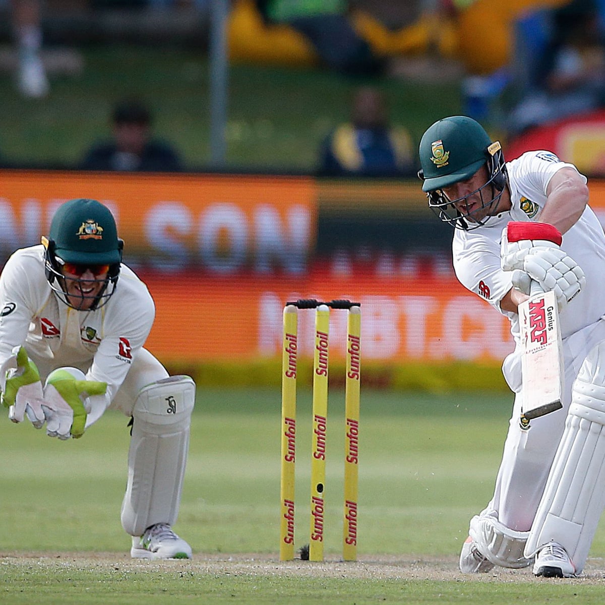 Ab De Villiers Steadies South Africa After Australia Fight Back In Second Test Australia Cricket Team The Guardian