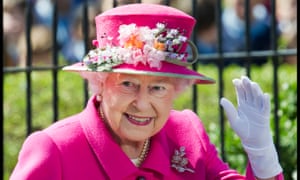 The Queen opening a new bandstand at Alexandra Gardens, Windsor, on Wednesday