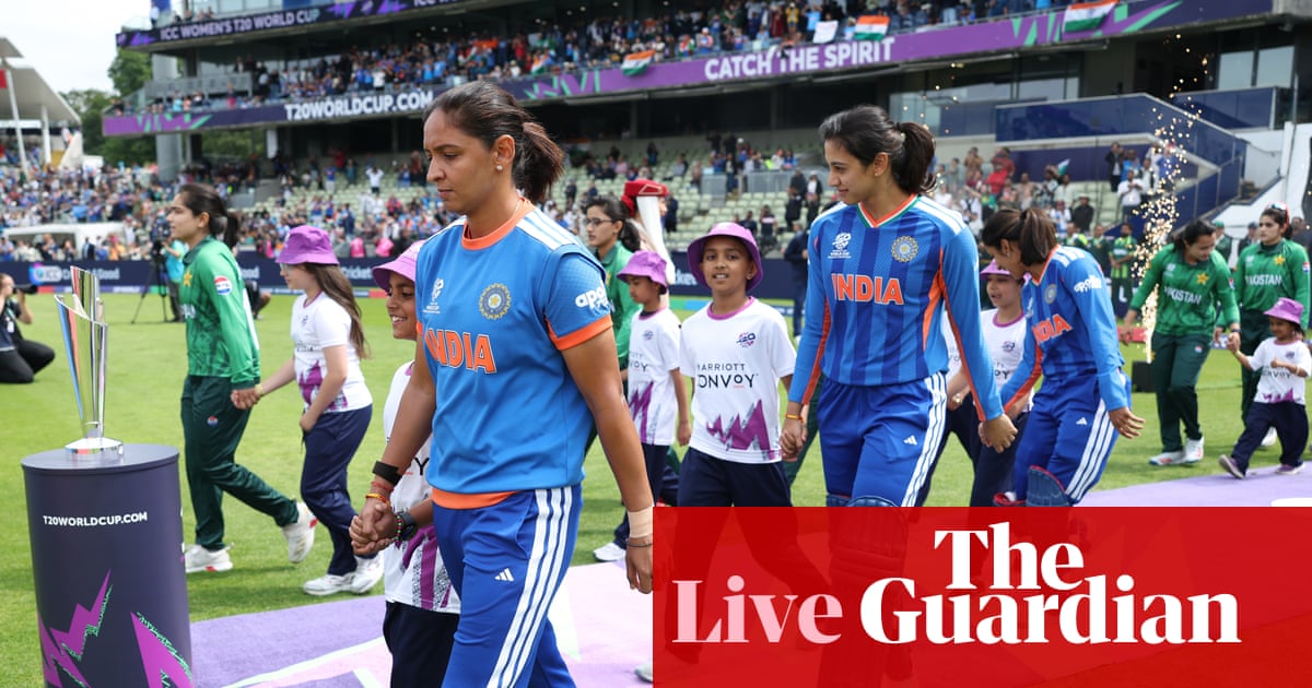 Women’s T20 World Cup: India v Pakistan – live