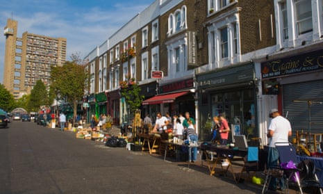 Golborne Road in Notting Hill, west London, home to Portuguese and Moroccan immigrant communities – and a ‘neighbourhood restaurant’ controversy. 