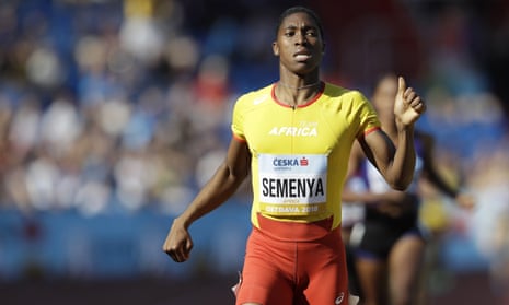 Caster Semenya wins the women’s 800m for Africa, at the IAAF Continental Cup in Ostrava, Czech Republic in September 2018.