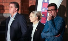 (left to right) Metro Mayor of Liverpool Steve Rotheram, Mayor of West Yorkshire Tracy Brabin and the Mayor of Greater Manchester Andy Burnham, at the Convention of the North, an annual gathering of Northern business, political and civic leaders, including mayors of northern cities, at Manchester Central in Manchester. Picture date: Wednesday January 25, 2023.