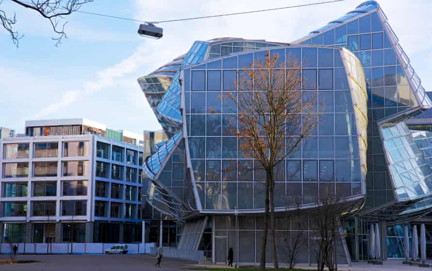 The Frank Gehry-designed building at the heart of the Novartis Campus.