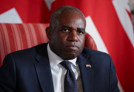 The then foreign secretary, David Lammy, is pictured as he welcomed the US vice president, JD Vance, to Chevening House in Kent last year.