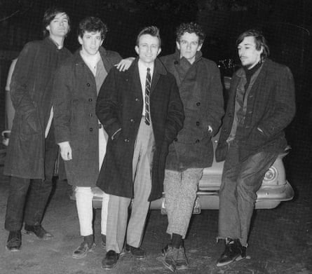 Reed (second from left) and John Cale (far right) are pictured together with their bandmates in the Primitives, the band formed by Pickwick Records, c.1964.