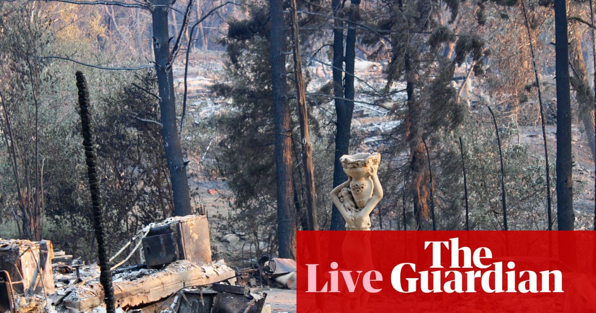 California fires: firefighters work to contain two of the largest blazes as 7,000 others burn – as it happened