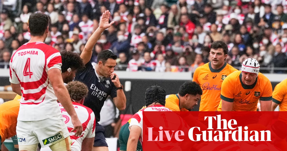 Japan v Australia: rugby union international Test – live