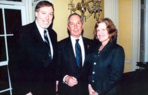 Gridlock Sam with former NYC mayor Michael Bloomberg.