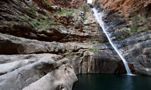 A waterfall on the Meiringspoort pass, Oudtshoorn