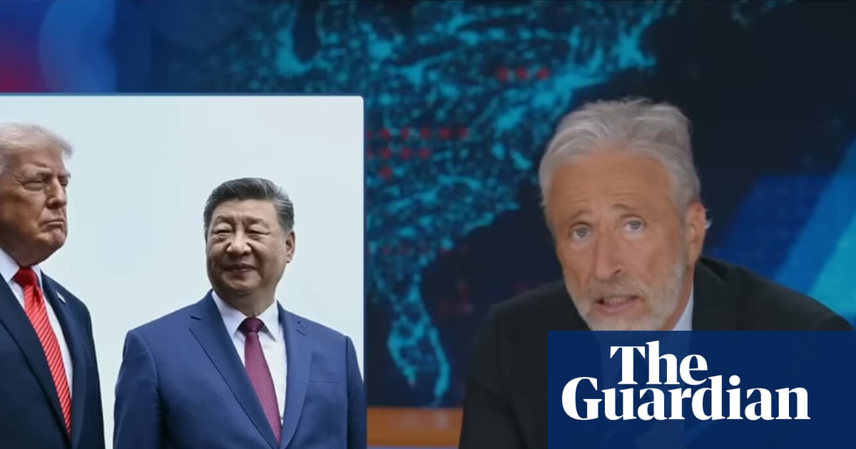 Jon Stewart on Trump's visit with Xi: All you came back with was his Instagram?'