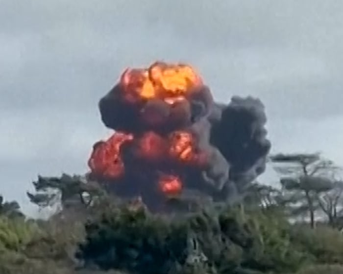 RAF jet crash: pilots eject, steered to avoid built-up areas