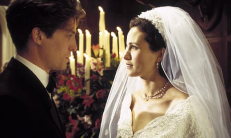 Hugh Grant and Andie MacDowell in Four Weddings and a Funeral.