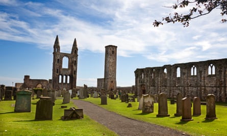 Ruin of St Andrews Cathedral.