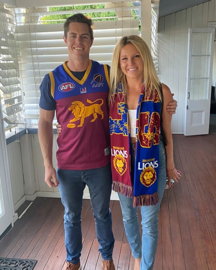 Ash and Tom’s first football game together