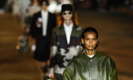 The Louis Vuitton catwalk.