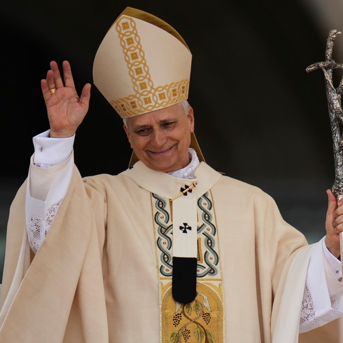 Pope Leo XIV holds inaugural mass at St Peter's Square | Pope Leo XIV | The Guardian
