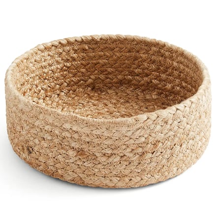 Dunelm Round Jute Storage Basket